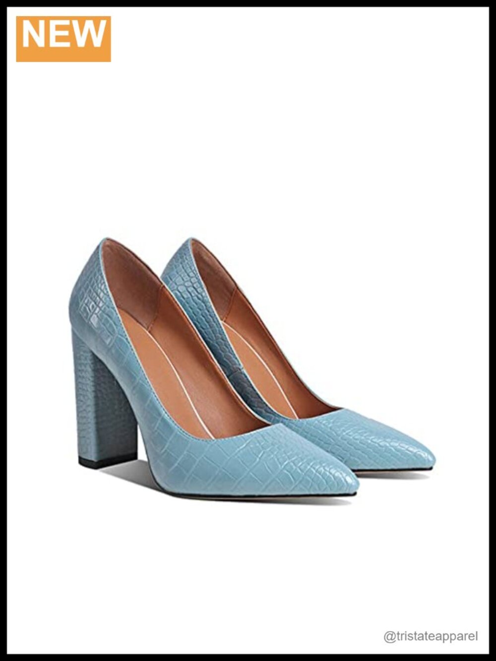 Women's Chunky High Heel Pumps Pointed Closed Toe Suede Dress Heeled Sandals